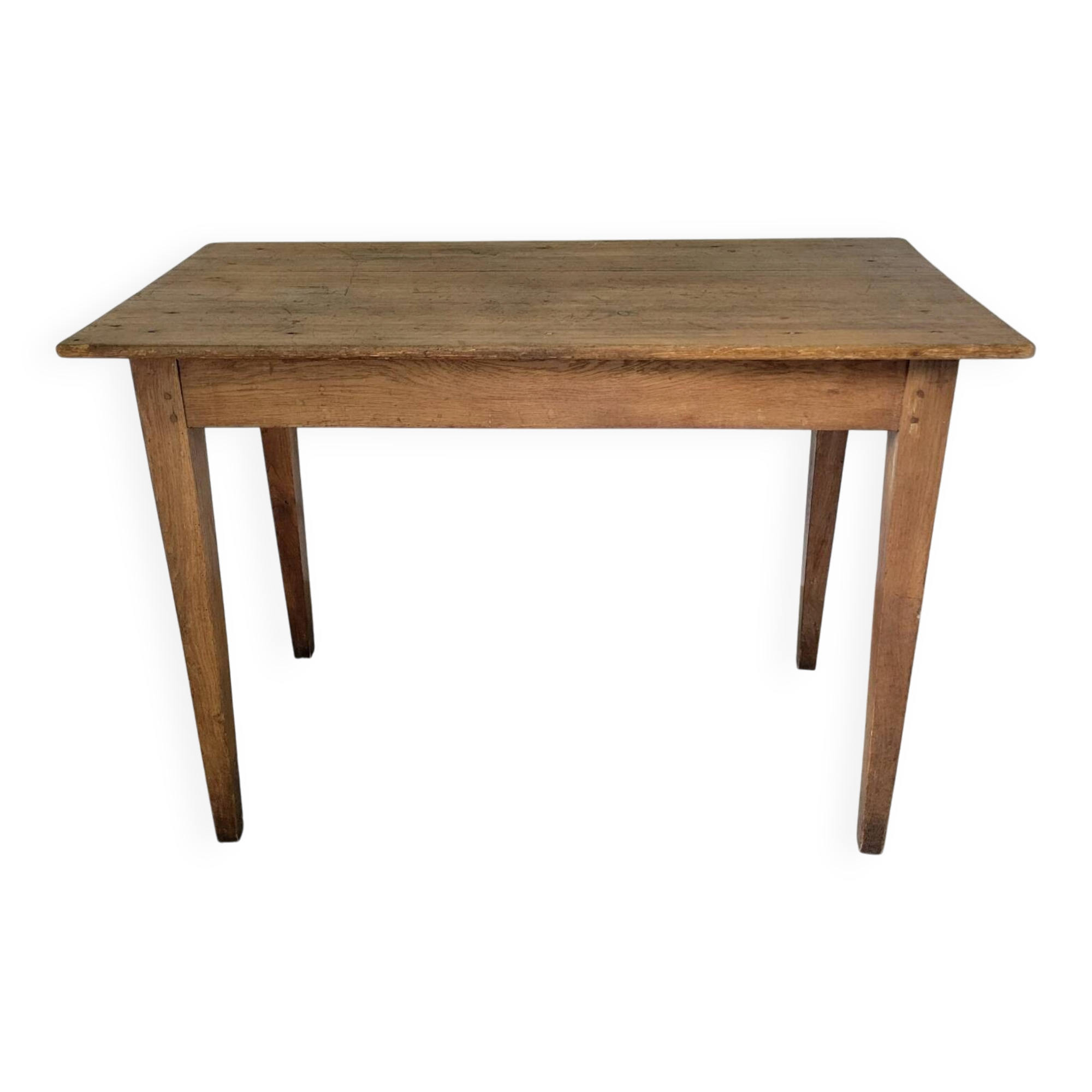 Parisian table in oak and pitch pine