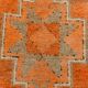 3x9 Vintage Brown & Orange Runner Rug, 84x285Cm