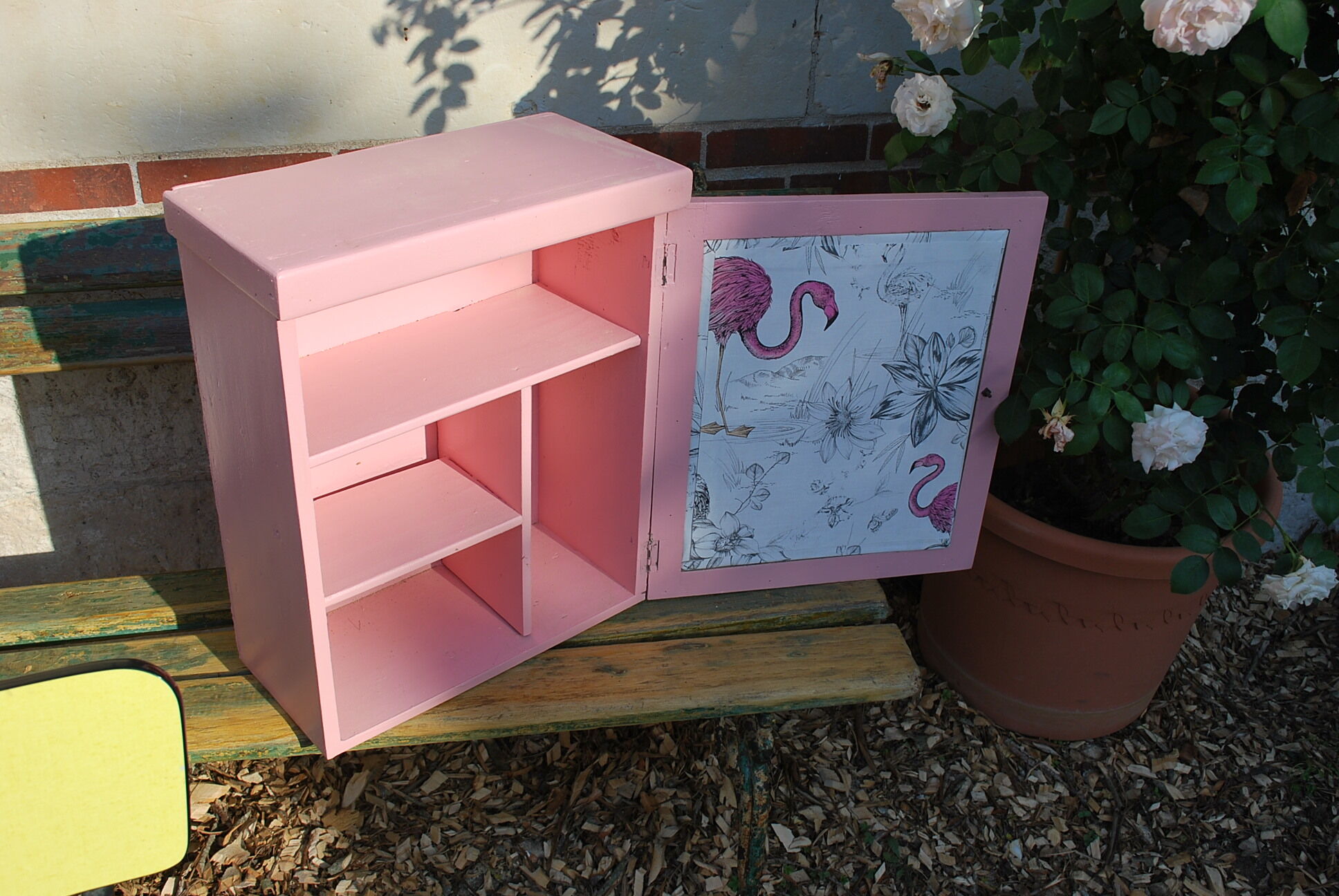 Pink pharmacy cupboard