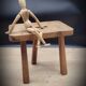 Threeod stool rectangle handle