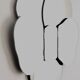 Removable wall mirror, circa 1970 68x76cm