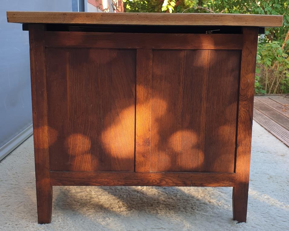 Minister's desk 1930 parquet oak