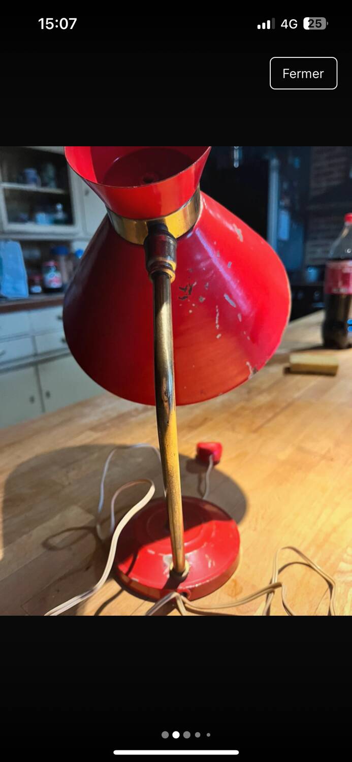 Diabolo lamp from the 50s