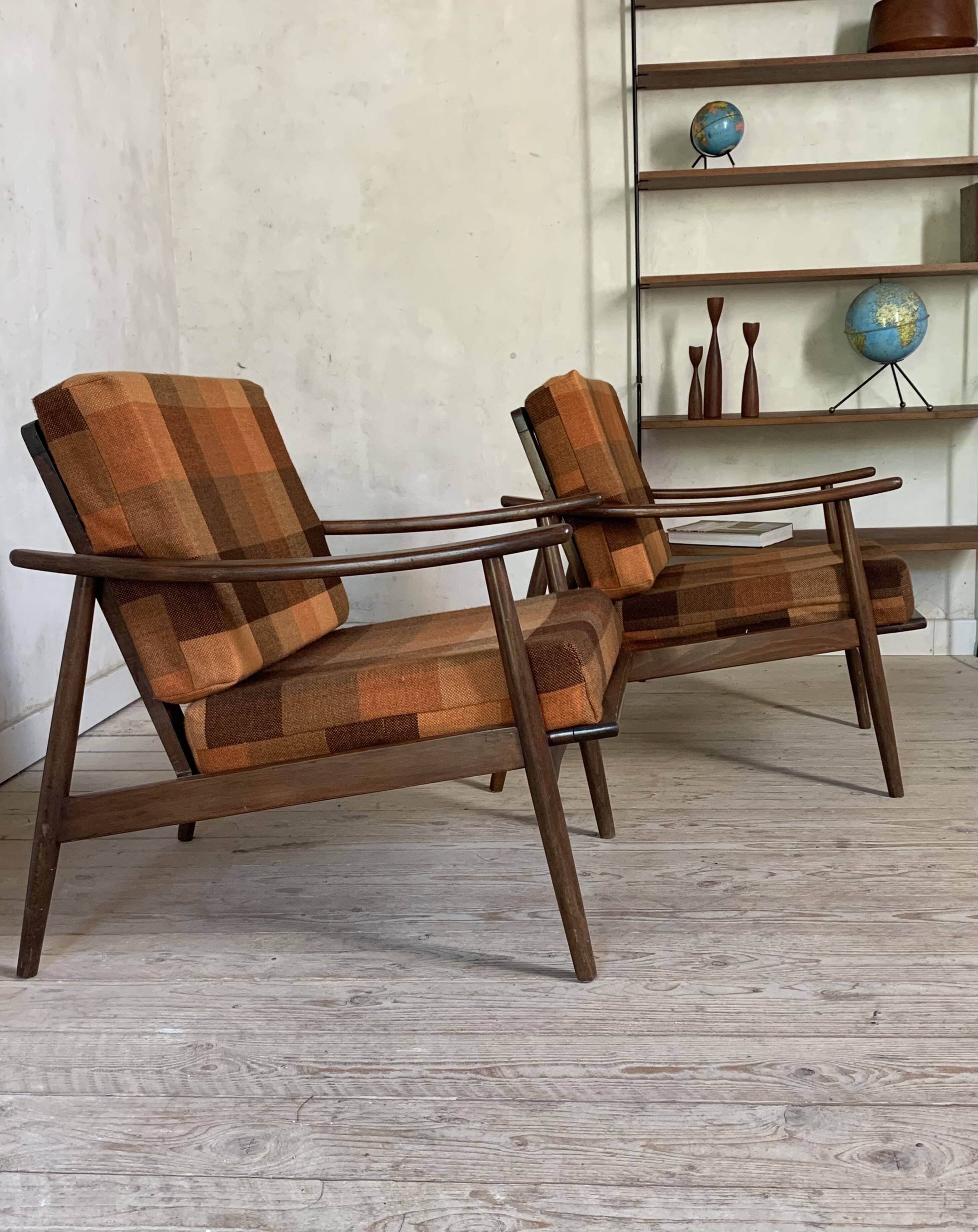 Fauteuil boomerang vintage