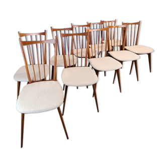Chaises années 60 scandinave rénovées