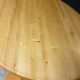 Charlotte Perriand vintage round dining table Les Arcs in pine from the years.