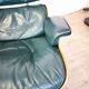 Fauteuils Lounge Eames ,production Herman Miller, avec ottoman. En cui