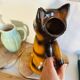 Large vintage cat carafe