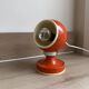 Eyeball Magnet Table Lamp – Orange & Chrome Metal (1970s)