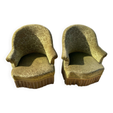 Set of toad armchairs