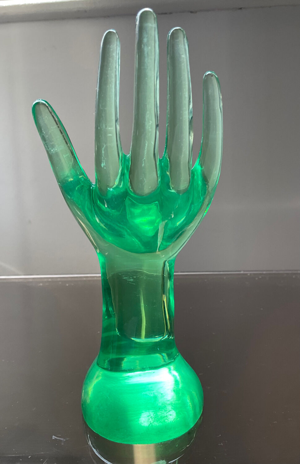 Vintage Plexiglas Ring Hand from the 70s-80s