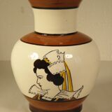 Quimper earthenware vase