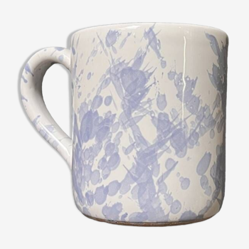 Mug points bleu ciel