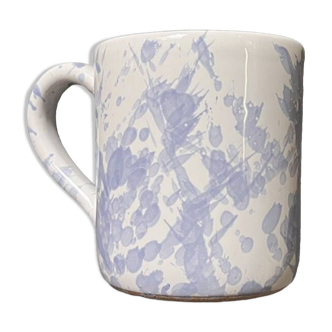 Mug points bleu ciel