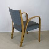 Bridge Bow Wood armchair for Steiner, 1950
