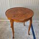 Small round antique coffee table