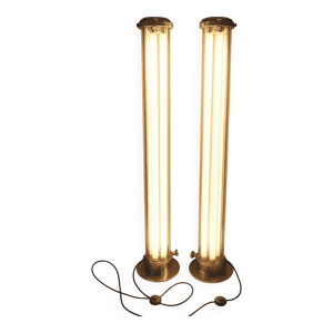 Paire de luminaires tubulaires - industriels