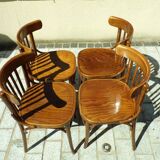 Set of 4 vintage bistro chairs