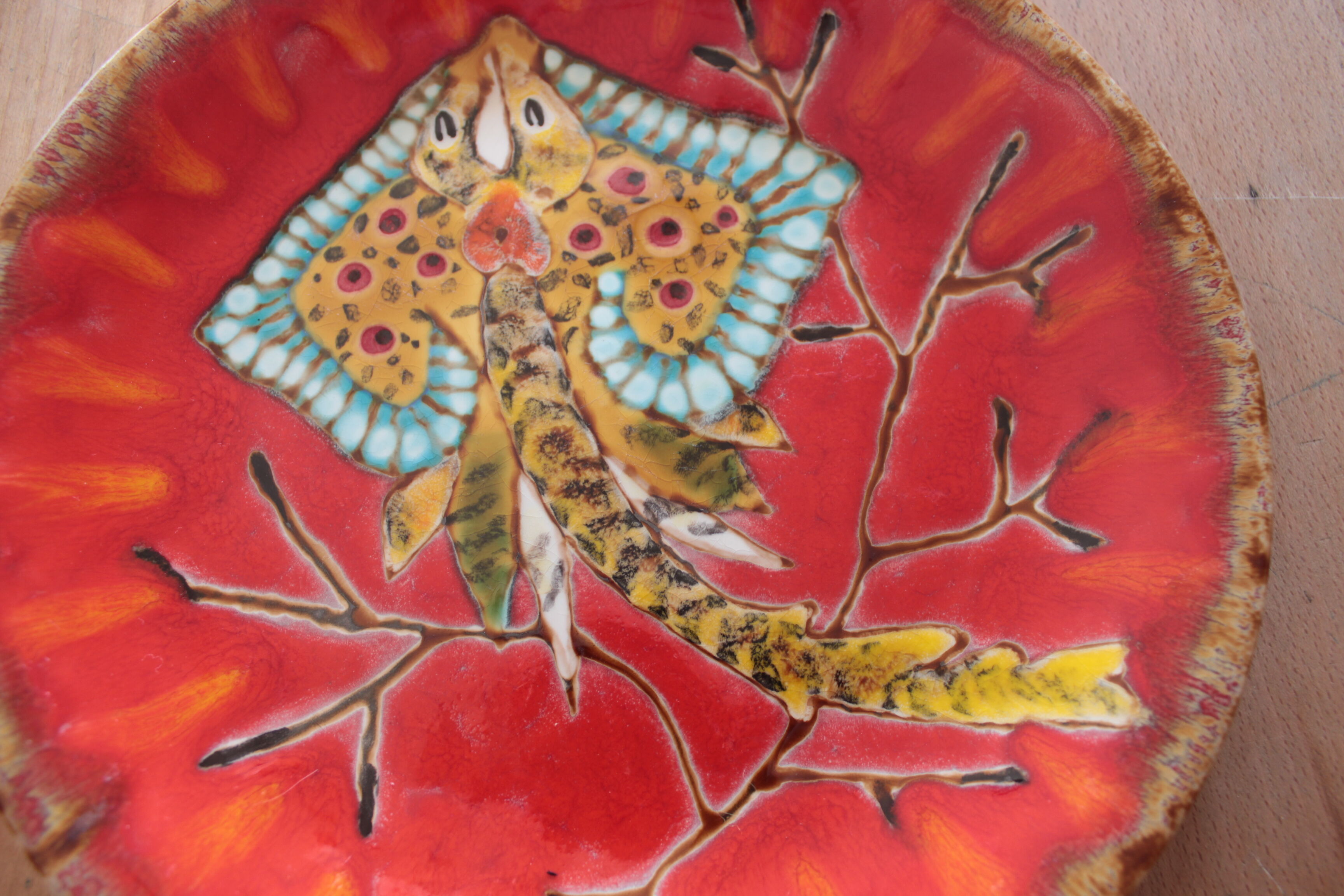 Emile Rocher Saint Renan Earthenware Plate