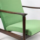 Light Green Velvet GFM-142 Armchair by Edmund Homa, 1970s