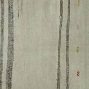Turkish Kilim Konya Vintage 147x286 cm Beige Black Handwoven