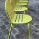 Set de 5 chaises métal design