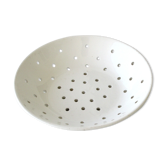 Old white porcelain fabric digoin cheese france - folk art