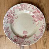 Mismatched series of 4 old “Terre de fer” flat plates