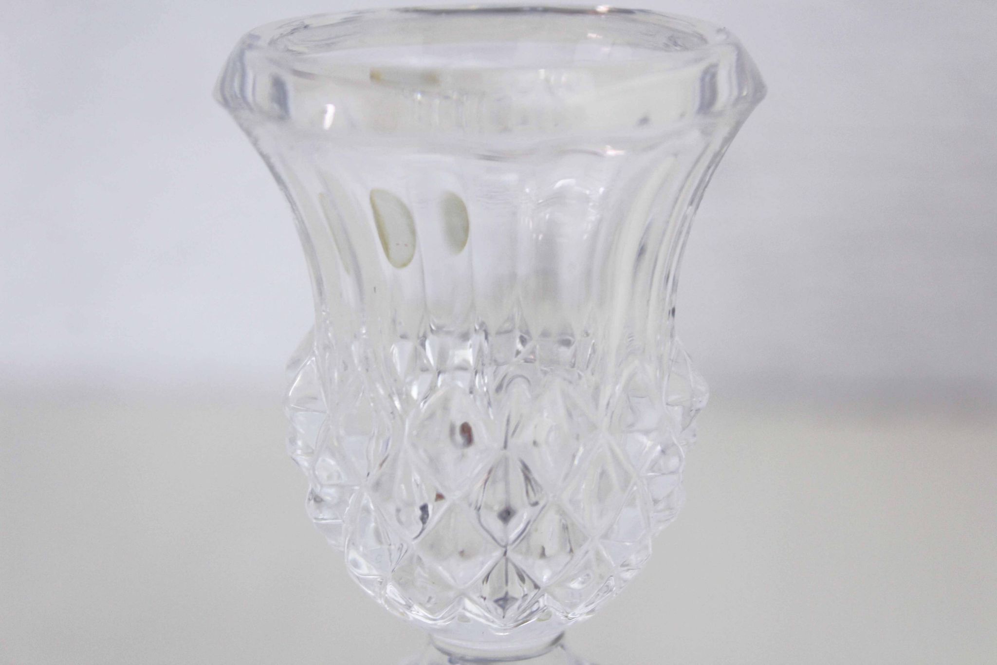 Crystal candle holder