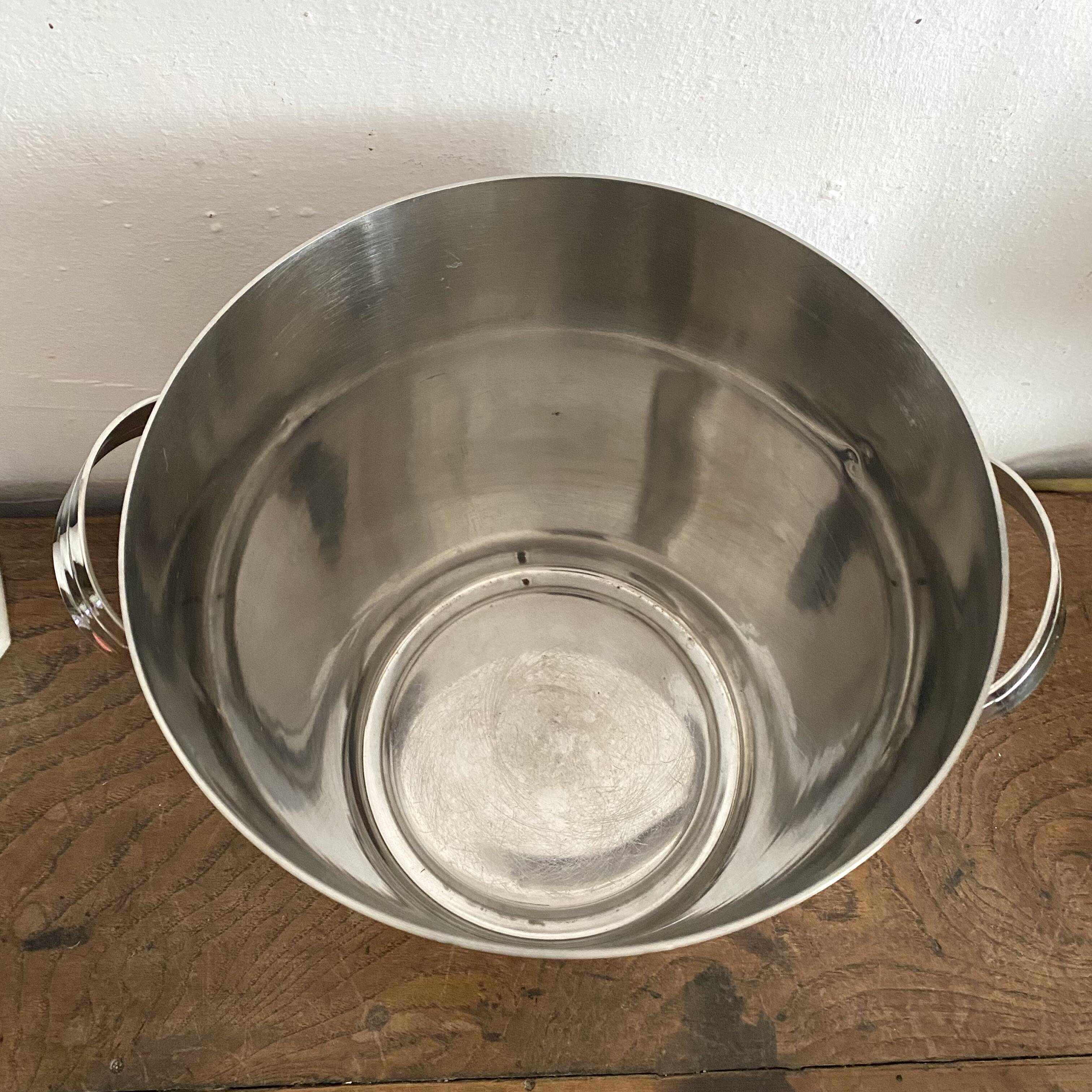 stainless steel champagne bucket