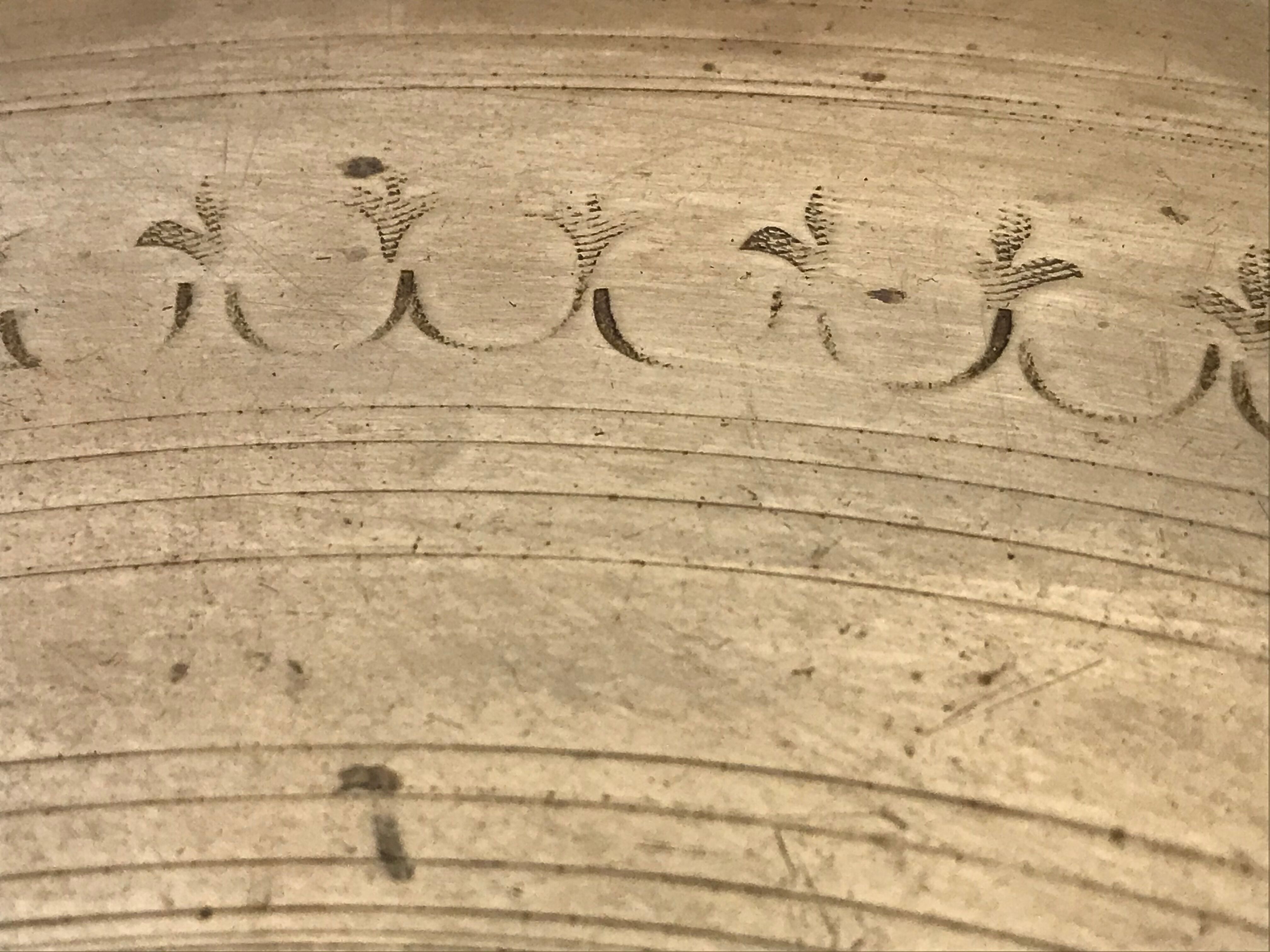 Brass tray in early 20th century