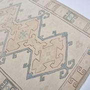 Tapis Oushak noué à la main bohémien sku 3484