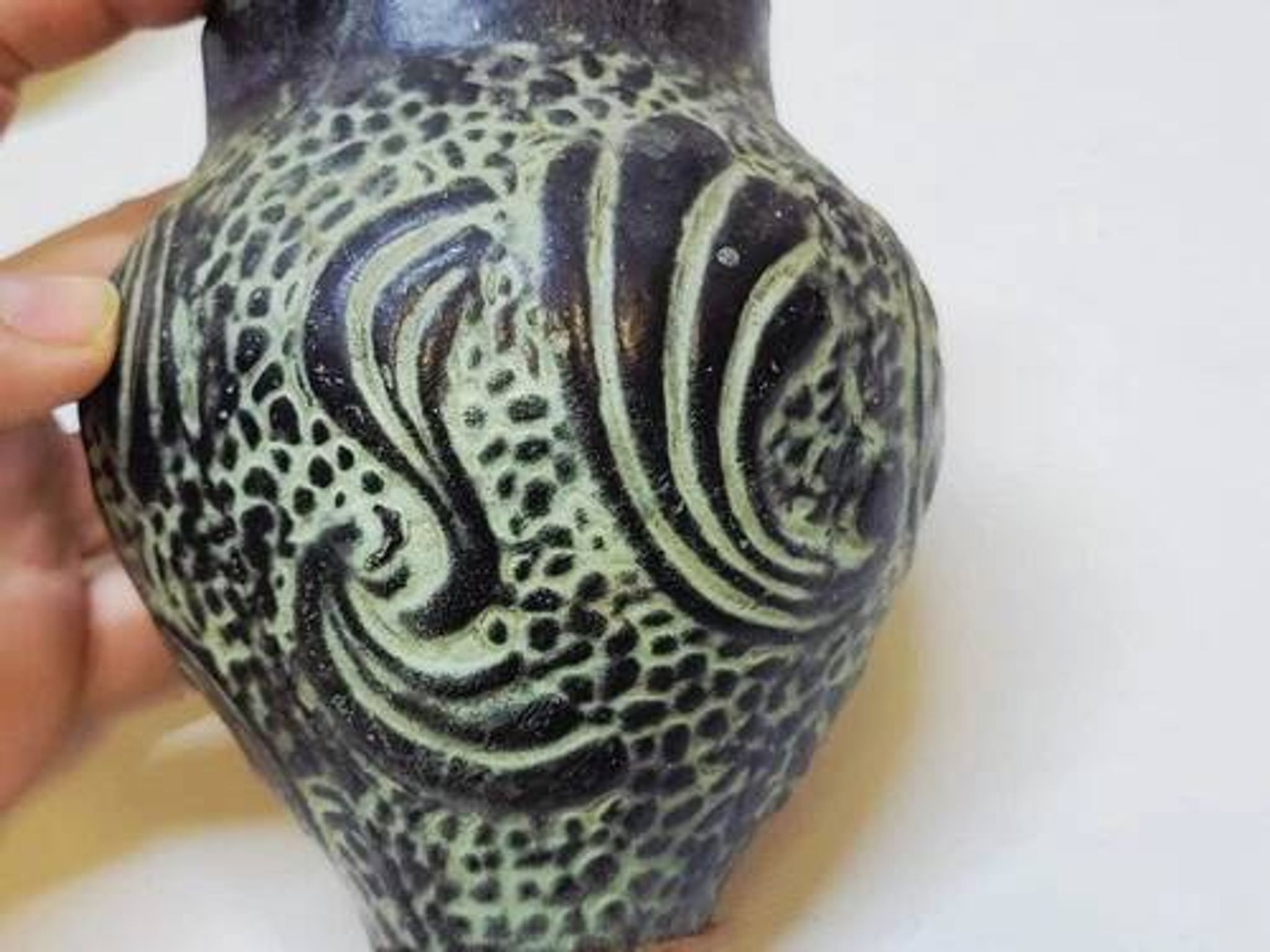 Pair of Small Decorative Vases in Terracotta, Ancient Greek Style