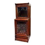 Low Classic English Bookcase Globe Wernicke