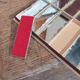 Set of 12 beveled mirror knife holders