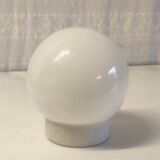Ceiling lamp globe in opaline glass – 70s/80s