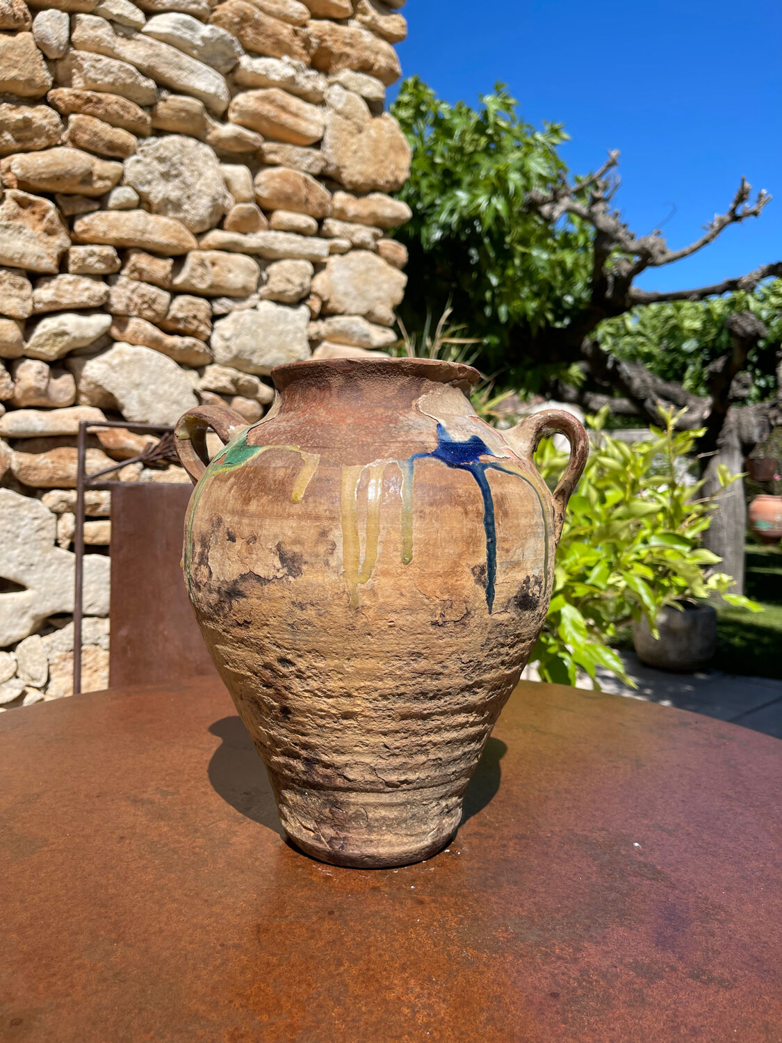 Terracotta jar pottery from the 1920s.