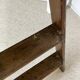 Large wooden painter's step ladder, patinated, 20th century