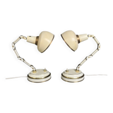 Paire de Lampes de table articulées, années 60
