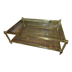 Table basse en laiton