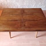 Vintage 60s style portfolio table with compass legs, renovated
