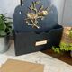 Wall-mounted mail rack "The Three Sisters"