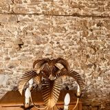 Palm type chandelier by Hans Kogl