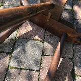 Brutalist chairs and stool