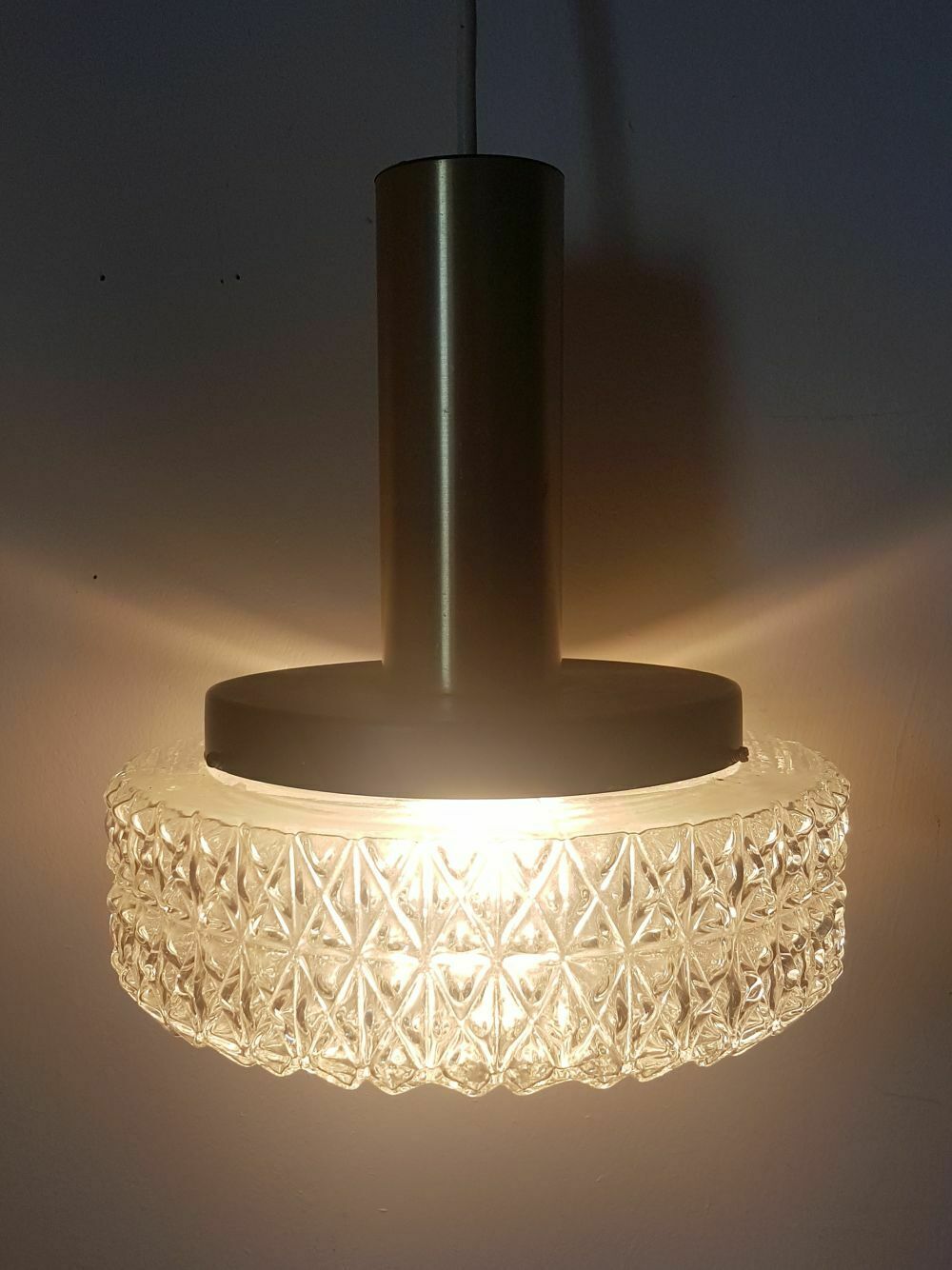 Suspension 60s-70s in metal and glass