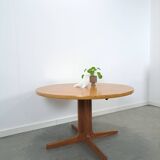 Ronde ovale eiken uitschuifbare eettafel