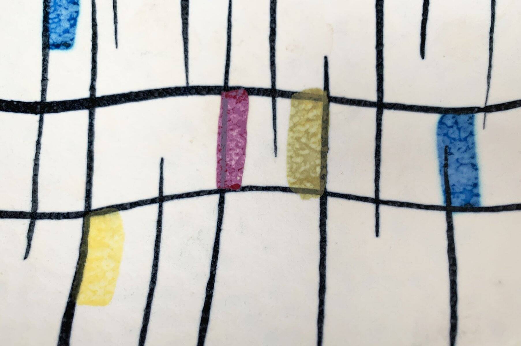 West German mosaic bowl, 1960s