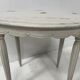 Art Deco style guéridon in patinated beech, 20th century.