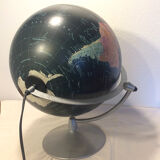 Vintage luminous globe, black Scanglobe-Denmark