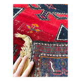 Hand-woven, wool persian carpet, iran, vintage